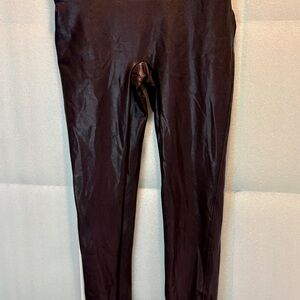 SPANX Faux Leather-Look High Waist Leggings Black